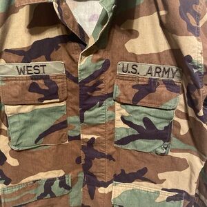 U.S. Army Camouflage Button Down Shirt